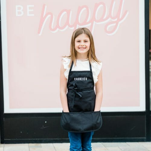 Cookies Apron, Black, Youth