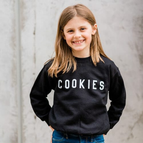 Cookies Sweatshirt - Youth, Black
