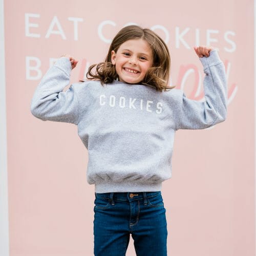 Cookies Sweatshirt - Youth, Gray
