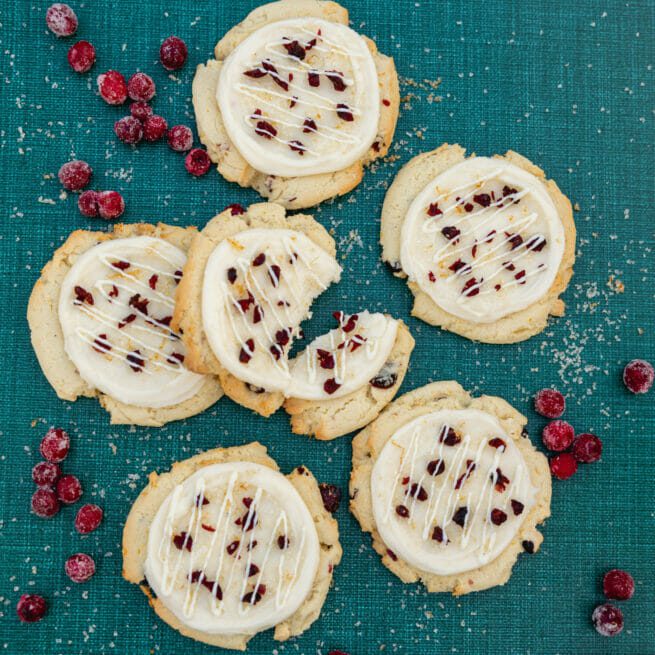 Cranberry Bliss SMASH Cookies